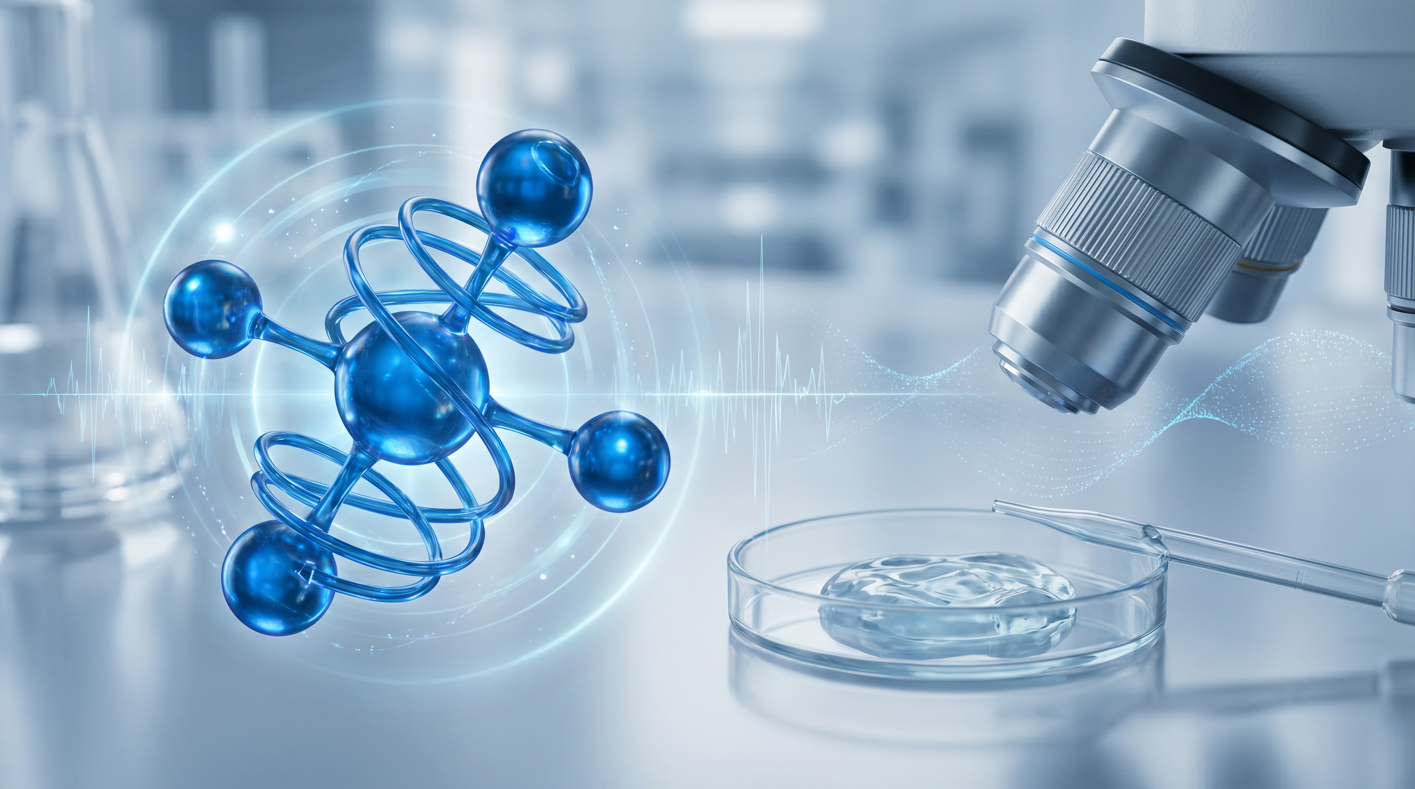 Molecular research in the laboratory